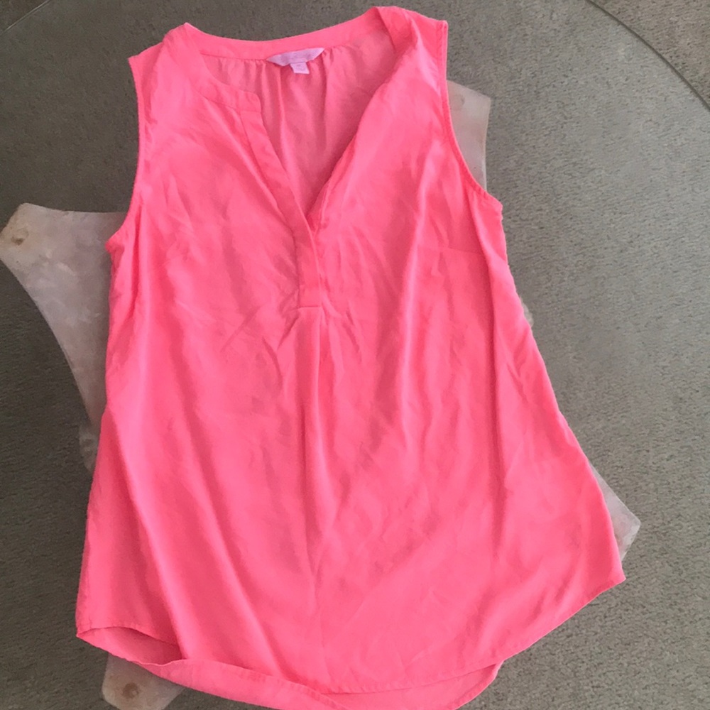 Lilly Pulitzer Coral Bailey Blouse